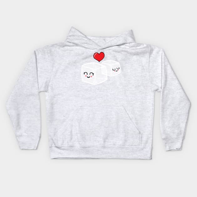 Ice cubes in love Kids Hoodie by adrianserghie